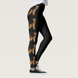 Leggings Airedale Terrier Cartographie Chien Bingley Terrie