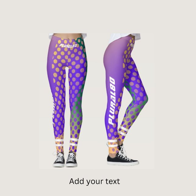 Leggings Ajouter votre texte l Performances sportives moder (Créateur téléchargé)