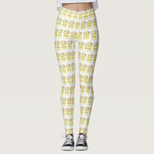 Leggings Alabama Southern Banana Pudding Dessert Foodie AL