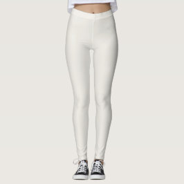 Leggings Alabaster Solid Plain Color