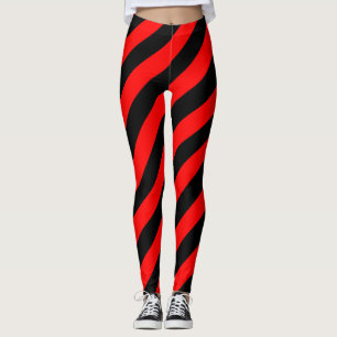 Leggings Albanie Couleurs du drapeau national diagonales