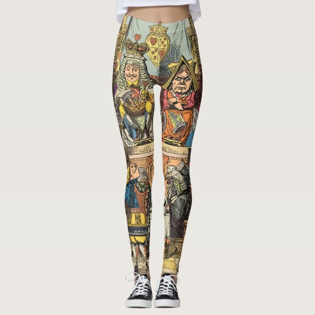 Leggings Alice à Wonderland Cheshire Cat Characters (Devant)