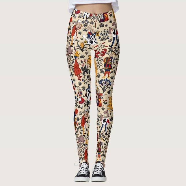 Leggings Alice au pays des merveilles (Devant)