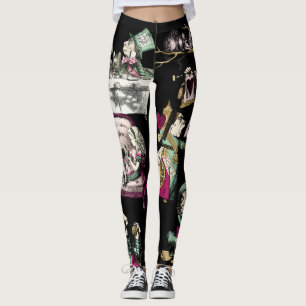 Leggings Alice au pays des merveilles