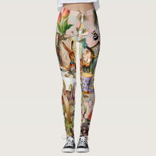 Leggings Alice au pays des merveilles Thé dansant Art