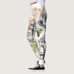 Leggings Alice dans des guêtres vintages de roses du pays
