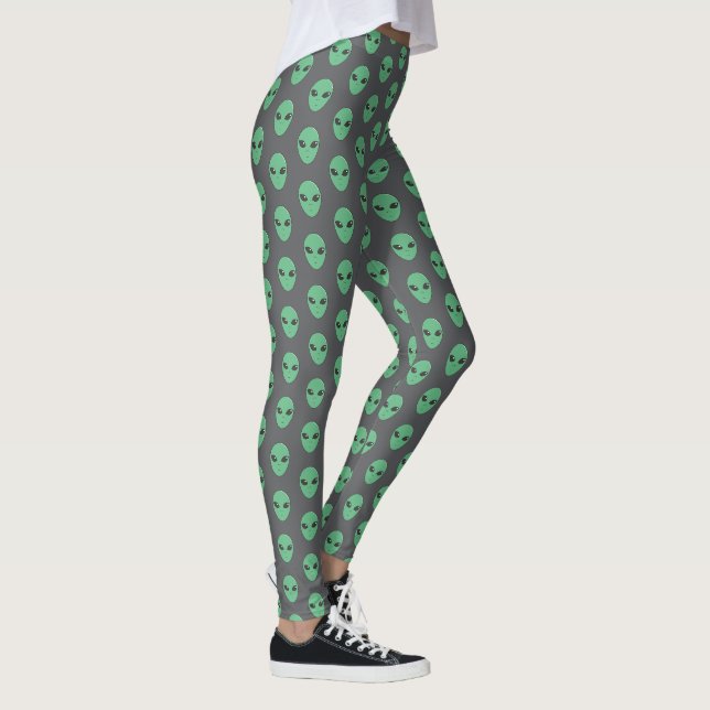 Leggings alienígena verde (Rechts)