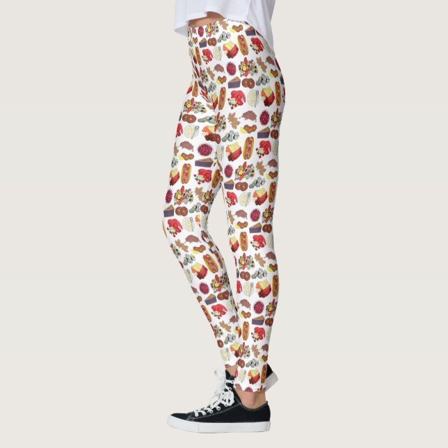 Leggings Aliments de la Nouvelle-Angleterre Clambake Homard (Gauche)
