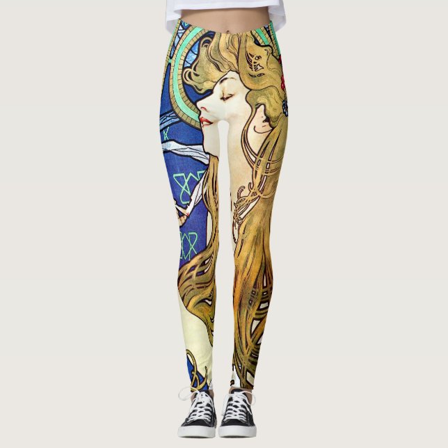 Leggings Alphonse Mucha JOB (Devant)