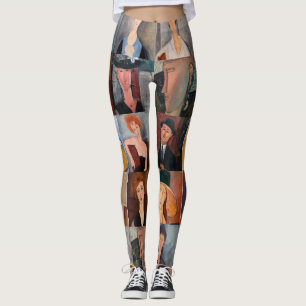 Leggings Amedeo Modigliani - Collage de chefs-d'oeuvre
