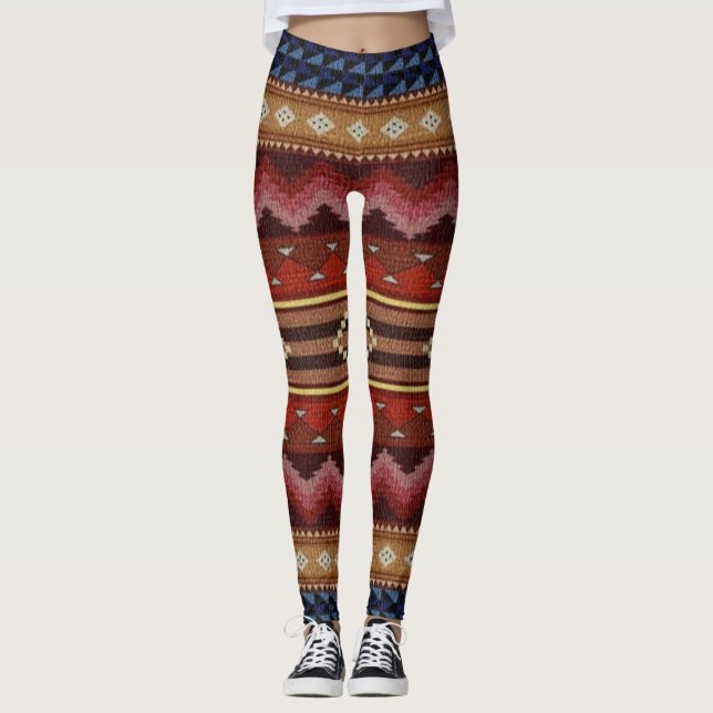 Leggings Amérindiens du sud-ouest des États-Unis, filles et (Devant)