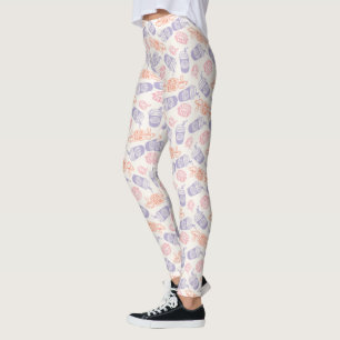 Leggings AMIS™ Pastel Central Perk Motif