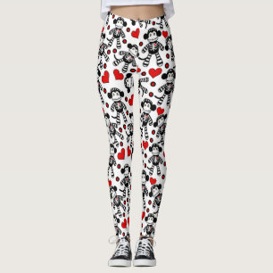 Leggings Amour de singe de chaussette