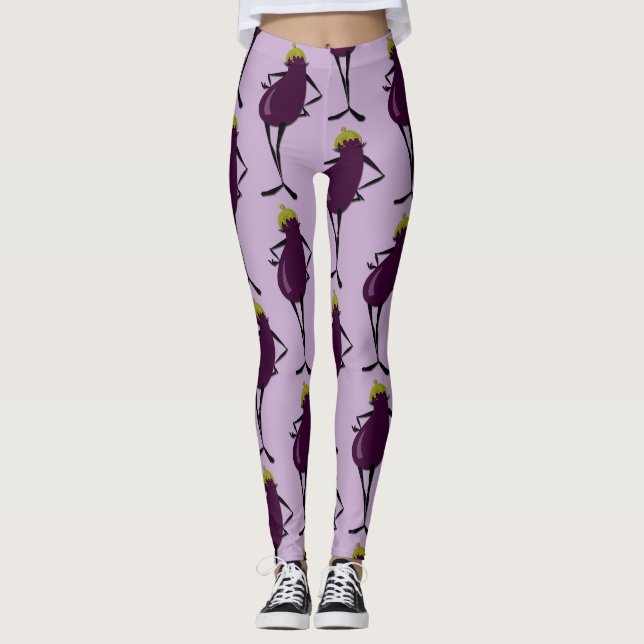 LEGGINGS AMUSANTE GRAPHIQUE MOTIF LADY LEGINGS (Devant)