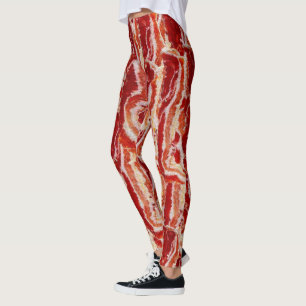 Leggings Amusants avec Bacon