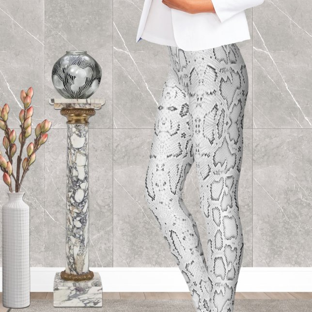 Leggings Anaconda Snakeskin blanc (Créateur téléchargé)