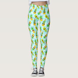 Leggings Ananas de Noël Tropical