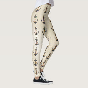 Leggings ANCRE avec corde - aquarelle