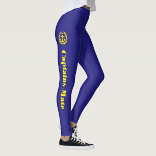 Leggings Ancre et capitaine texte du partenaire