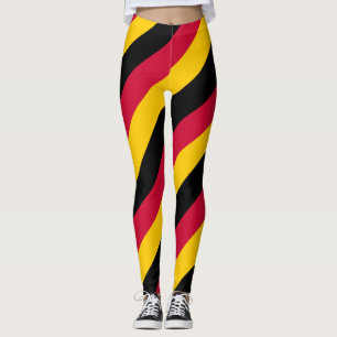 Leggings Angola Couleurs du drapeau national diagonales tri