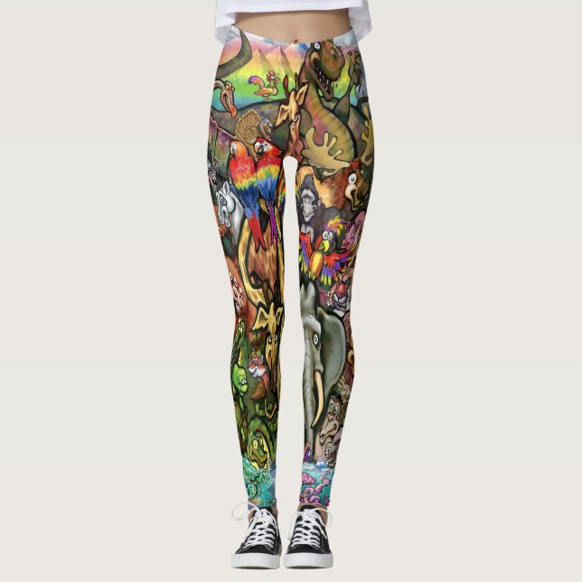 Leggings Animaux (Devant)