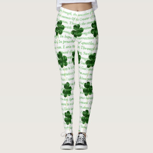 Leggings Antique irlandais hymne de St Patrick de poème le
