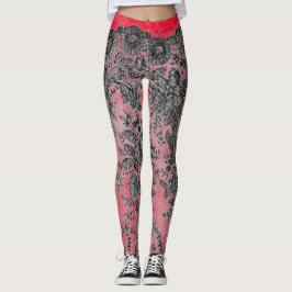 Leggings ANTIQUE LACE MOTIF