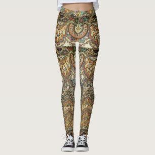 Leggings Antiquité de caravane de Boho