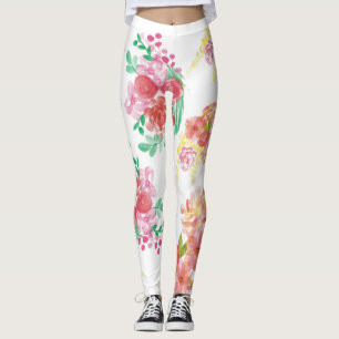 Leggings Aqua fleur