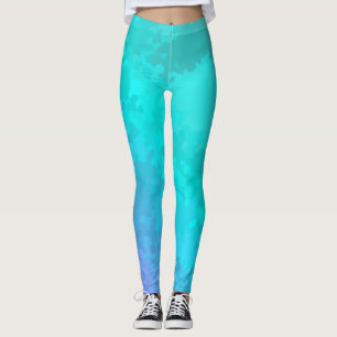 Leggings Aqua Ombre