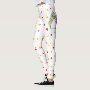 Leggings Aquaman   Aquaman et logo orienté de coquillage d