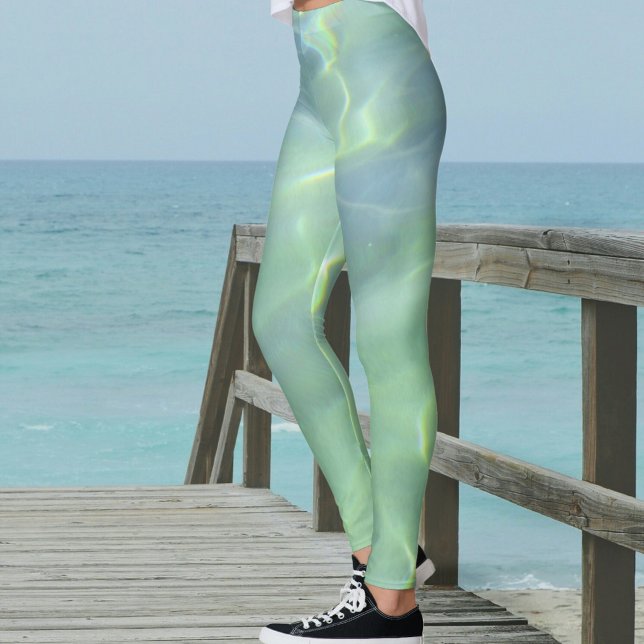 Leggings Aquamarine Tropical Water Chic (Créateur téléchargé)