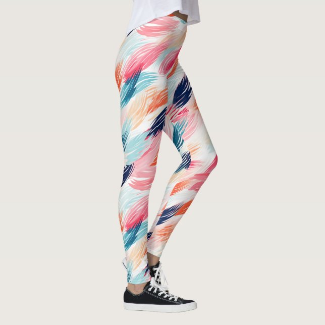 Leggings Aquarelle Abstraite (Droite)