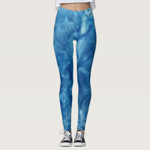 Leggings Aquarelle bleue