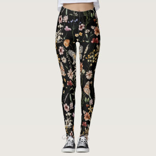 Leggings Aquarelle Boho Floral 