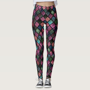 Leggings Aquarelle, carreau
