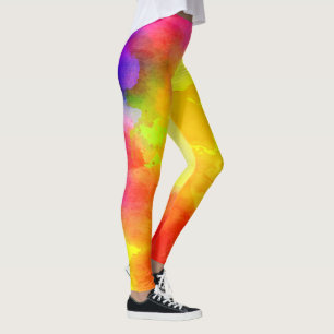 Leggings Aquarelle/Coeurs