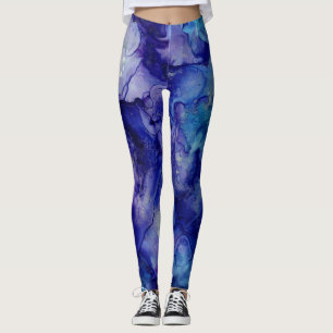 Leggings Aquarelle d'encre Abstraite