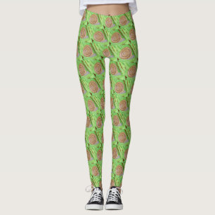 Leggings Aquarelle des escargots