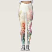Aquarelle Fleurs et coquillages sur la plage