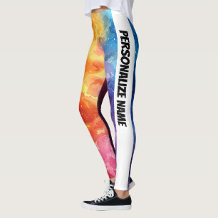 Leggings Aquarelle fumée PERSONNALISER