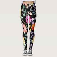 Aquarelle moderne Florale FleurS botanique