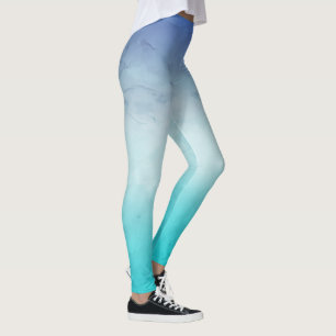 Leggings Aquarelle turquoise