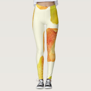 Leggings Aquarelle vintage Fruits frais