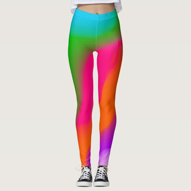 Leggings Aquarelles Sherbet (Devant)