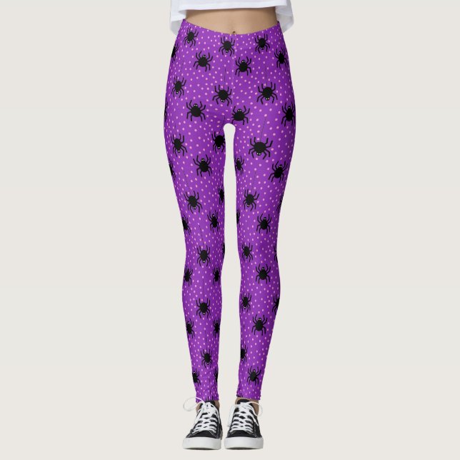 Leggings Araignée effrayante Halloween (Devant)