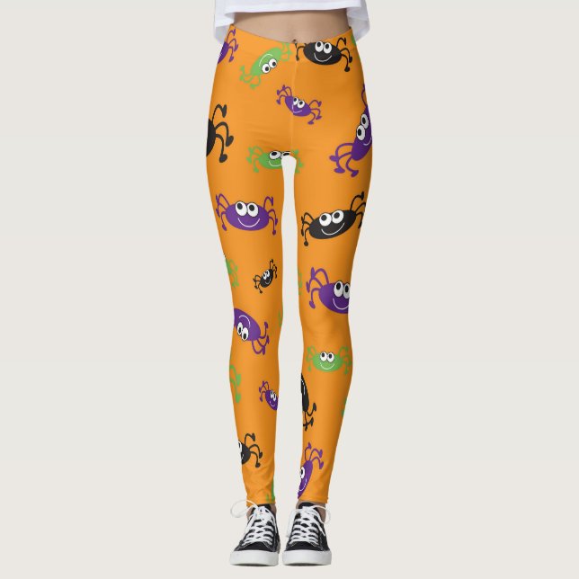 Leggings Araignées d'Halloween (2) (Devant)