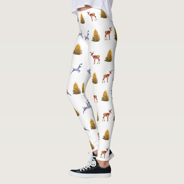 Leggings Arbre de vacances Reindees (Gauche)