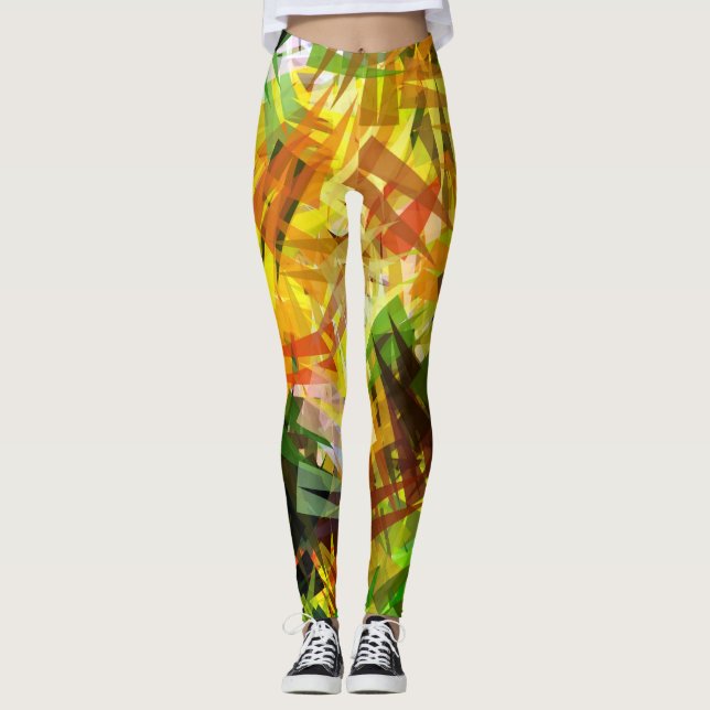 LEGGINGS ARBRES ABSTRAITS (Devant)