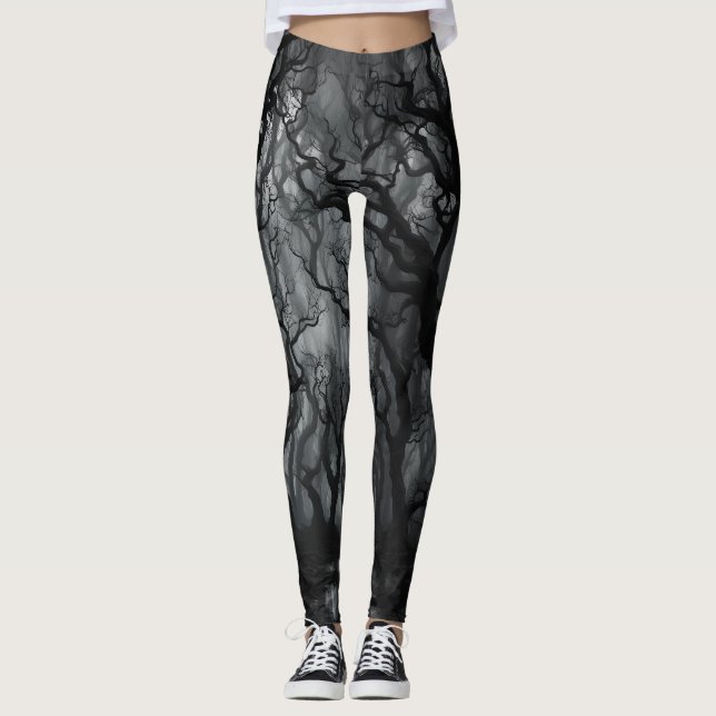 Leggings Arbres nocturnes (Devant)